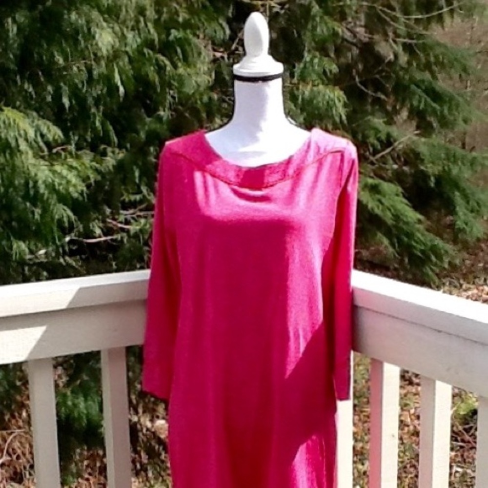 Lands' End print nylon/spandex dress/tunic
